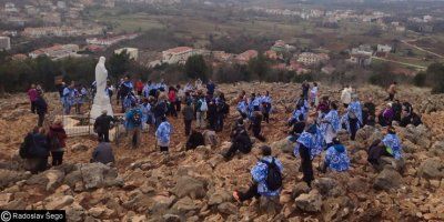 Pellegrini da Tahiti a Medjugorje