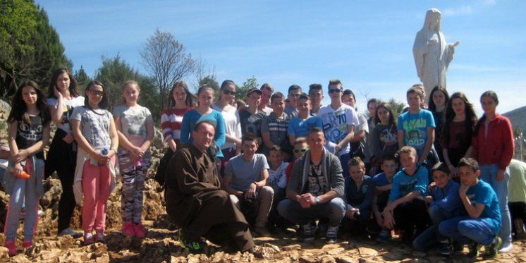 Pellegrinaggio a Medjugorje dei cresimandi della parrocchia di Brestovsko