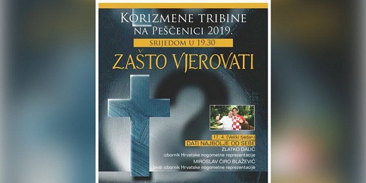 NAJAVA Zlatko Dalić i Ćiro Blažević na korizmenoj tribini kod dominikanaca