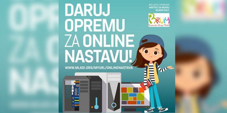 Daruj opremu za online nastavu