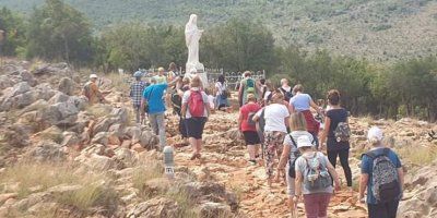 Hodočasnici iz Istre u Međugorju