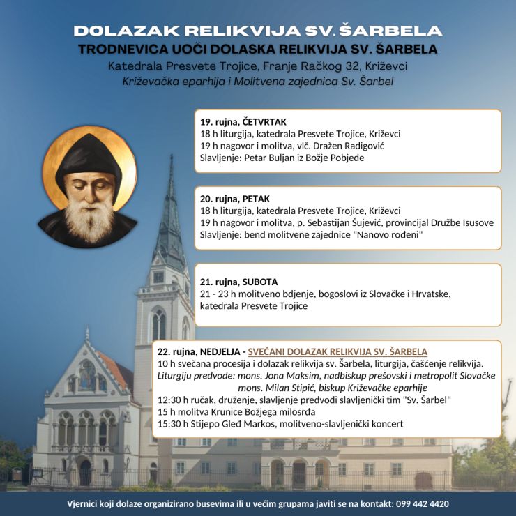 duhovna obnova relikvije sveti sarbel