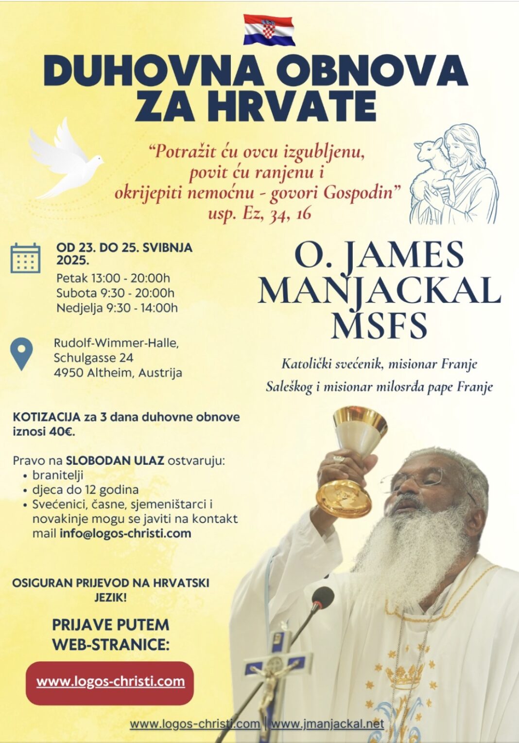 otac james manjackal duhovna obnova plakat