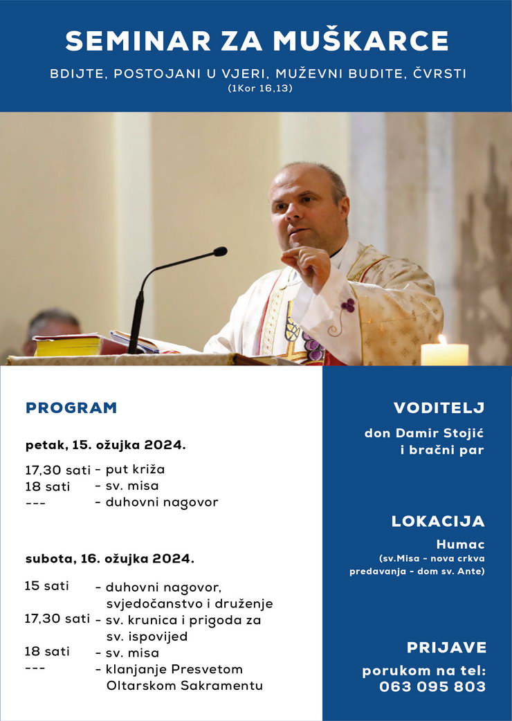seminar za muskarce